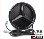 Auto Esiosa Grillitud T&auml;he Embleem LED Valgustusega Logo Valge Sinine Punane Valgus Mercedes Benz amg W253 W204 W205 W213 glc gle w166 w176 W204 White light must