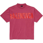 Balenciaga TAPE TYPE T-s&auml;rk, tavaline l&otilde;ige, naiste, vaarikapunane 764235TSVK15003 M punane