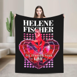 Helene Fischer Die Helene Fischer Show Minu Album Pehme Tekk &Otilde;pilaste Palus Visketekk Kohev Flanell Voodikate Voodikate 75x100cm (30x40inch)