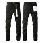 Meeste Kitsa L&otilde;ikega Rebitud Detailidega Venivast Puuvillast Teksap&uuml;ksid Vintage Pesuga Sinised High Street Punk Stiilis S Waist 28in black