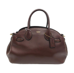 [Kasutatud] Empire Carryall 26 Logo T&otilde;mblukuga Nahast Crossbody &Otilde;la K&auml;ekott Keskmine - V&auml;ga Hea #1CIKLOU ONE SIZE gray