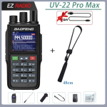 BAOFENG UV-22 Pro Max K&auml;eshoitav raadiosaatja Pikaulatuslik kahesuunaline raadio Sageduse kopeerimine Programmeerimine USB-C laadimine Amat&ouml;&ouml;rraadio UV-22L USB Plug