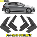 4x VW Golf 8 MK8 R-Line GTI GTD GTE 2020 2021 2022 Luukp&auml;ra Esi- ja Tagaosa Porilauad Porikaitse Fenderi Kaitse nagu n&auml;idatud v&auml;rv