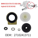 &Uuml;lekandekasti ajamimootori hammasratta remondikomplekt BMW X3 X5 E83 E53 E70 E71 E90 2004-2010 jaoks OEM 27102413711 27107566296 27107568267 A set black