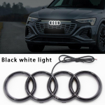 LED Logo Valgusti 249 273 285mm Esiv&otilde;re Staatiline Valge Valgus Veekindel Audi A3 A4 A5 A6 A7 A8 S3 S4 S5 S6 S7 TT Autostiilile 273mm black