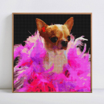 5D DIY Teemanttikandid Loomakoer T&auml;is&uuml;mmargune teemantmaalide m&uuml;&uuml;k Rhinestones Pilt Teemant 20x20