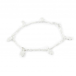 Les Tr&eacute;sors De Lily [E9591] - Bracelet Argent 'Fatma' h&otilde;be