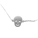 7bis [Q6030] &ndash; k&auml;sit&ouml;&ouml;na valmistatud kullast &bdquo;Skull&rdquo; k&auml;ev&otilde;ru &ndash; 10x8 mm h&otilde;be