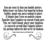 Les Tr&eacute;sors De Lily [Q4807] - kleebiste leht  Quotes  (Tualettruumide pakkumine Maurice Sandilt George Sandile) - 50x70 cm must