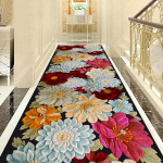 Retro 3D vaip, pikkus koridor, vahek&auml;ik, trepp, ristk&uuml;likukujuline vertikaalne vaip, imav pika ribaga vaip 120cm*100cm