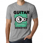 Meeste Vintage T-s&auml;rk Graafiline T-s&auml;rk Guitar Monster Grey Marl XS kanarbiku halli v&auml;rvi