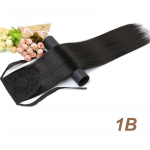 Pikad sirge hobusesaba pingutusn&ouml;&ouml;riga s&uuml;nteetilised naiste parukas kuumakindlad kunstjuuksed