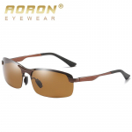 AORON Fashion polariseeritud p&auml;ikeseprillid klassikalised ristk&uuml;likukujulised p&auml;ikeseprillid alumiiniumraamiga UV400 peegeldusvastased meeste prillid