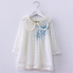 YUBAOBEI suvine uus Korea lasteriided pits varrukad laste T-s&auml;rk Puuvill &otilde;huke hea kvaliteediga t&uuml;drukute t&auml;piline pluus valge s&auml;rk 3T valge