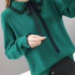 2020. aasta uus mood, vabaaja s&uuml;giskampsun naiste pitskraega kampsun, v&auml;ga haldjalik lips, temperamendiga v&otilde;rkpunane laisk tuul One Size roheline