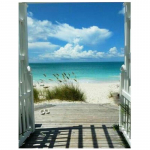 T&auml;is&uuml;mar/ruudukujuline 5D isetehtud teemantmaal Mere&auml;&auml;rne ilu Teemanttikandid Ristpistekomplektid Kodukaunistus K&auml;sitsi valmistatud kingitused Round 20x30cm