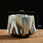 Keraamiline j&auml;&auml;praguga glasuuriga teetass K&auml;sitsi valmistatud j&auml;mekeraamika Ru Ahju Master Cup Creative Office Teetassid Joogin&otilde;ud