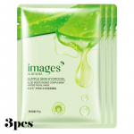 Looduslik Aloe Vera Geel-niisutav n&auml;omask Oil Control Poure Shrinking Facial Treatment 3pcs