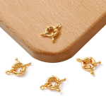 18k kullatud v&auml;rviga kaetud kevadised &uuml;mmargused klambrid kaelakee klambrid ehted leiud tarvikud kuld