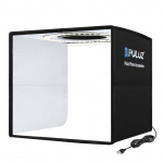 PULUZ Soft Box komplekt Kaasaskantav kokkupandav fotovalgustuse modifikaator fotograafia telkkast 12 v&auml;rviga must