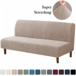 Universaalne k&auml;eta diivanvoodi kate Kokkupandav Moodsad istmekatted venivad katted odavad diivanikaitse Elastne Futon Spandex kate M khaki