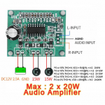 2*15W kahe kanaliga v&otilde;imendiplaat CS8655E heli v&otilde;imsusv&otilde;imendi digitaalne AMP HiFi Stereo Max 20W v&otilde;imendi klass D madala moonutusega