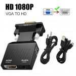 HD 1080P adapter VGA-HDMI-/HDMI-VGA-muundur HDMI-emane-VGA-m&auml;ngija heliga arvuti s&uuml;learvuti s&uuml;learvuti HDTV-projektori jaoks