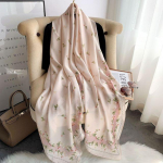 Luksuslik br&auml;ndi siidist sall naiste pikk r&auml;tik, moslemi hidžabist sallid, pashmina naised, rannavargad, bandana foulard Pareo 90 * 180 cm