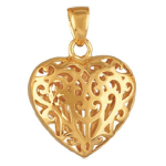 Les Tr&eacute;sors De Lily [R4135] - kullatud  Love  ripats - 17x17 mm kuld