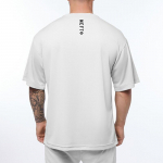 Muscleguysi Korea trendikas avar T-s&auml;rk Lihtne suveriided Sport vabaaja l&uuml;hikesed varrukad M must