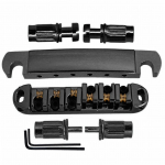 Elektrikitarri silla pingutusn&ouml;&ouml;ri plaadi &uuml;lemine ja alumine poolitatud silla kuulrull, reguleeritav 6