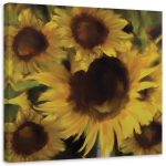 L&otilde;uendiprint Sunflowers Flowers Yellow 30x30 kollane