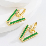 Naiste r&otilde;ngask&otilde;rvar&otilde;ngas Bohemian O-kujuline loominguline riisihelmed liialdatud tarvikud k&otilde;rvar&otilde;ngad OneSize roheline