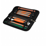 9 tk nikerdatud nuga Koka nikerdamise spetsiaalne puu- ja juurviljade nikerdust&ouml;&ouml;riist K&ouml;&ouml;gi toit Puuviljad K&ouml;&ouml;giviljade nikerdamise meisternuga oranž