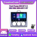 Juhtmeta autostereo raadio Carplay for Ford Focus Mk2 Mk3 2004-2011 Android Car Multimeedia Videopleier GPS Navigatsioon WIFI 2+32GB 2+32GB,B