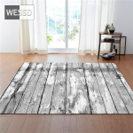 Tumedav&auml;rviline puidust teraga tr&uuml;kitud 3D-vaip elutoa jaoks, &uuml;lipehme kristallsametine vaip, p&otilde;randamatt, magamistoa sisekujundus 150x240cm 1pcs