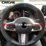 CARDAK must kunstnahast auto roolikate BMW M Sport G20 G21 F40 F44 G22 G23 G30 G31 G32 G11 G12 G14 G15 jaoks Style A