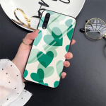 Love Heart &uuml;mbris Samsung Galaxy A71 A72 A70 A73 A53 A13 5g A03 A22 A21s A03 Core A42 A52 Luxury Capas karastatud klaasist kate jaoks For Samsung A13 5G