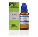 SBL Sulphur Dilution 200 CH 30 ml