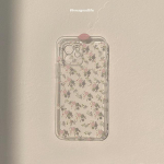 Ins l&auml;bipaistev v&auml;ikese roosa lillega kronsteiniga telefoni&uuml;mbris Iphone14 13 12 11 Pro Xs Max X Xr 7 8 Plus Se2 tagakaas koos hoidikuga For iPhone 8 Plus