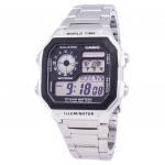 Casio digitaalne maailmaaeg WR100M AE-1200WHD-1AVDF AE-1200WHD-1AV meeste k&auml;ekell