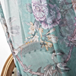 1TK NAPEARL 70&ndash;80% pimendav varjekardin Prinditud lilleline kardin Pastoraalses stiilis aknakatted Kodukaunistus W300cm x L260cm