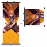 Haikyuu! Fresko, ruumikaunistus, seinamaaling, l&otilde;uend, animatsiooniv&auml;ljak 20cm&times;40cm NoFrame