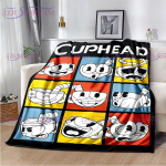 Multikas armas tassipea prinditud tekk Diivani tekikate reisivoodipesu tekk Flanell tekk voodikate Kerge reisimine 75x90cm