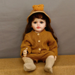 Reborn Baby Doll m&auml;nguasi t&uuml;drukule nagu p&auml;ris 55 cm juurtega juustega t&auml;issilikoonist printsess v&auml;ikelaps Bebe Reborn lastele j&otilde;ulukink