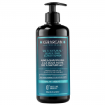 Kerargan - Apr&egrave;s-Shampoing &agrave; la Boue Noire pour Nourrir et Purifier vos Cheveux - Cheveux Gras - Sans Sulfate, Paraben et Silicone - 500 ml 500