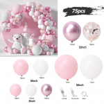 Macaron roosa &otilde;hupall Garland Arch Tere tulemast Baby Shower Yst&auml;v&auml;np&auml;iv&auml; S&uuml;nnip&auml;evapidu Pulmakaunistus Aastap&auml;ev Lateks Balloon Garland Arch