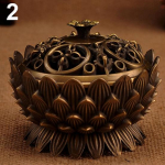 Lotus Shape tsink-vask sandlipuu viirukisulamist viirukip&otilde;leti mini kodukaunistus punane