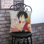 19 mudelit ONE PIECE Multifilm Diivanipadi Monkey D Luffy Zoro Sanji Print Padi Padi Puuvillane Lina Kodu Dekoratiivne Almofada 45x45cm