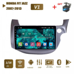 Androidi autostereo raadio Honda Fit Jazz 2007-2013 auto multimeediumipleierile DVD k&otilde;larid peakomplekti heli WIFI 1+16 GB 1+16GB,B